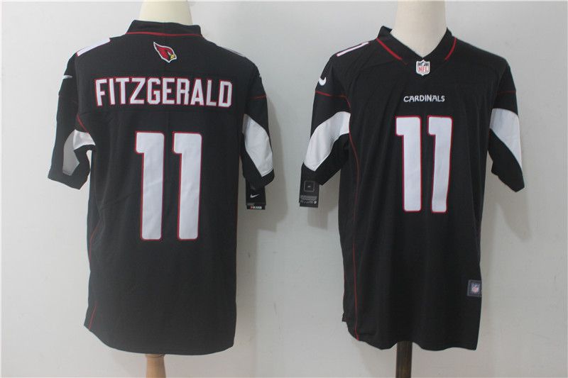 Men Arizona Cardinals #11 Fitzgerald Black Nike Vapor Untouchable Limited NFL Jerseys